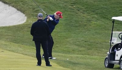 Give to Trump after his hole-in-one claim? You’d have to have a hole in your head