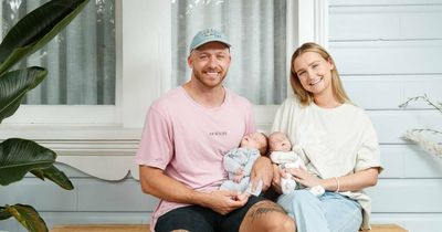 Newcastle artist Mitch Revs and Emily Bell on the emotional birth of their twins Bodhi and Bobbi