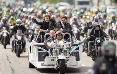 Bolsonaro seeks to rev up his support with motorcycle rally