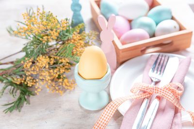 This simple menu updates Easter classics