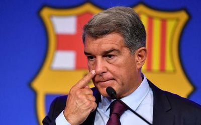 FC Barcelona president Laporta explains ticket policy change after Eintracht Frankurt fans flood Camp Nou