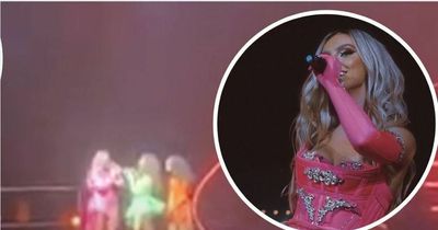 Little Mix's Perrie Edwards in tears as she delivers special shout out to Newcastle