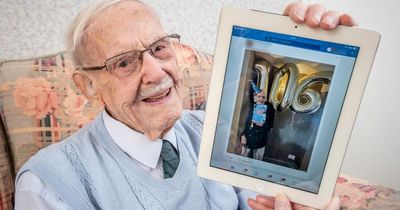 RAF vet claims he's 'Britain's oldest Facebook user' after reaching 106