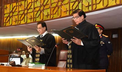 Pakistan's new ruling alliance takes control of parliament with new speaker