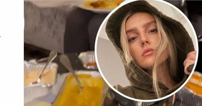 Perrie Edwards has late night curry after first of Little Mix's Newcastle gigs