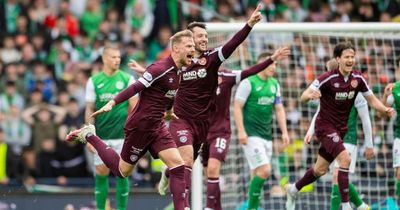 Hearts 2-1 Hibs as Stephen Kingsley stunner helps Jambos to final over 10-man rivals
