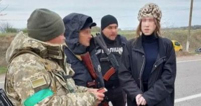 Ukraine border guards stop man trying to flee country in woman's clothing