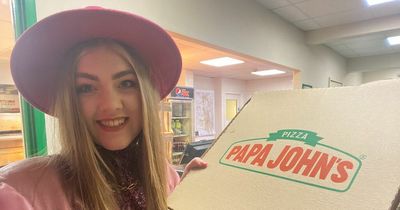 I got an XXL Papa John's mystery pizza for £3.99 and it made my night out
