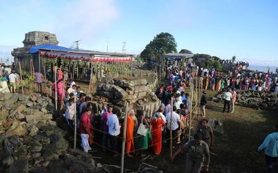 Mangaladevi temple hosts Chitrapournami after two years