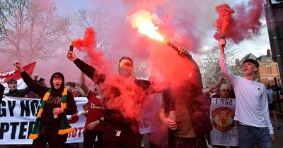 Man Utd issue statement after fans stage Old Trafford protest over Glazer ownership