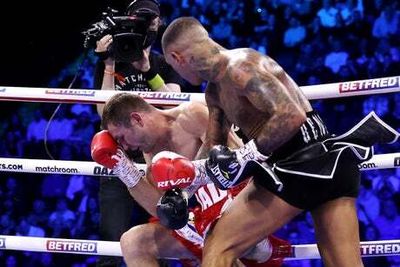Conor Benn demolishes Chris van Heerden in second round to send emphatic message to welterweight division