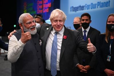 Johnson bids to boost trade and defence partnerships during visit to India