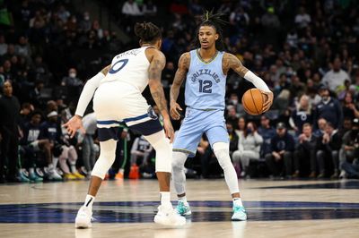 Another protestor chained themselves to the basket during the Timberwolves-Grizzlies game