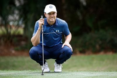 Jordan Spieth missed an 18-inch par putt on 18 during the third round of the RBC Heritage
