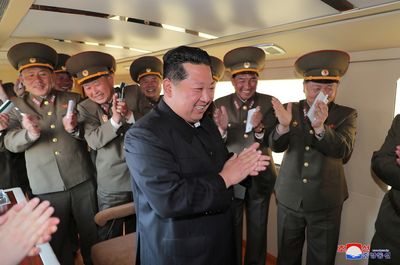 N.Korea's Kim observes missile test to boost nuclear capabilities