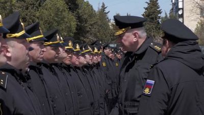 Ukraine news – live: Russia admits to destroying Kyiv ammunition factory, as Moskva crew seen for first time