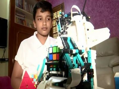 Hyderabad: 11-year-old passionate cuber, robotics enthusiast designs bot that solves Rubix cube