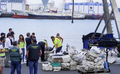 Five arrested in cocaine bust off Spain's Canary Islands