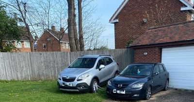 Mum furious after mystery car appears on her driveway - and she can't get it removed