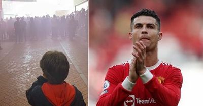 Mum's photo of son's first Manchester United game goes viral as fans everywhere relate