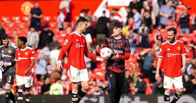 Cristiano Ronaldo gifted Alejandro Garnacho match ball after he scored hat-trick for Man Utd