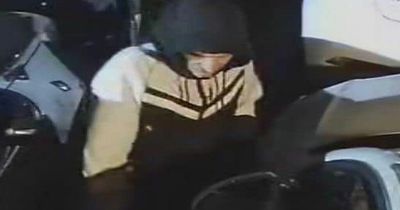 Thief caught on CCTV trying to break into cars at Scots showroom as police launch probe