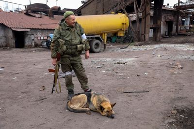 Ukraine news – live: Mariupol troops to ‘fight to the end’, as UK accused of funding Russia’s war