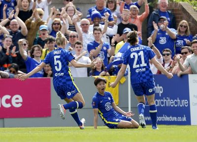 Holders Chelsea overcome Arsenal to join Manchester City in Women’s FA Cup final