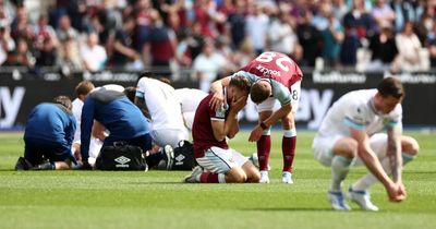 Ashley Westwood suffers horrific injury vs West Ham as Nikola Vlasic left in tears