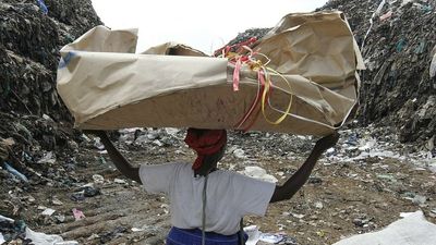 A day in the life of a worker at Dandora, Nairobi's main dumping ground