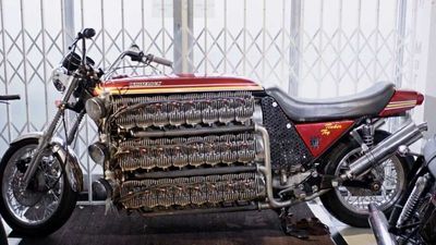 Check Out This Bonkers 48-Cylinder Custom Kawasaki