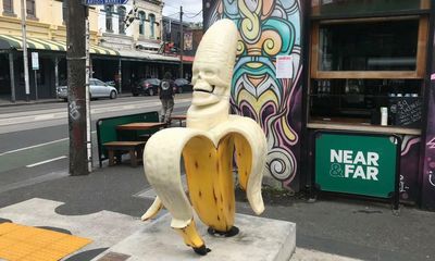 Banana splits: inner-Melbourne council won’t commit to returning controversial fruit sculpture