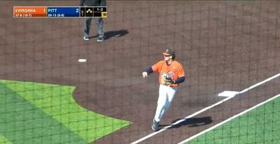 A Virginia infielder’s mental mistake somehow turned it into the wildest triple play