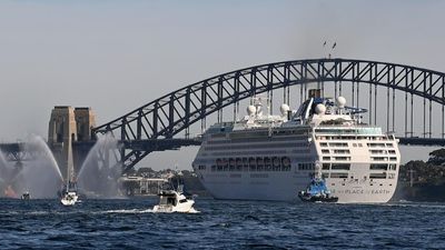 First cruise ship to arrive in Australia for two years due to COVID-19 pandemic docks in Sydney