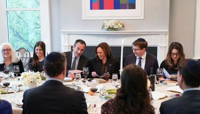 The Kamala Harris, Doug Emhoff Passover seder: brisket, gefilte fish and the Maxwell House Haggadah