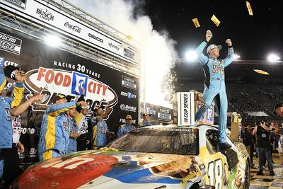 Leaders crash and Kyle Busch inherits Bristol Cup win