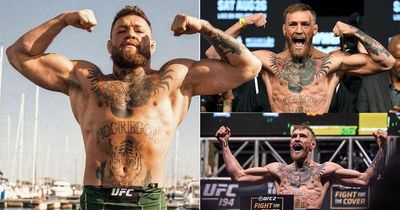 Conor McGregor fans hail "insane" photos of UFC star at three different weights