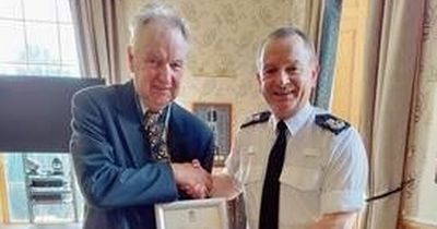 Scotland’s longest serving cop retires after 54 year career as police chief praises ‘determination’