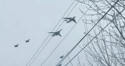 Vladimir Putin's nuclear bomber planes called 'Bears' fly in Ukraine striking distance