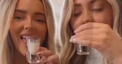 Love Island's Paige Turley tries Panther Milk for first time to celebrate Easter weekend