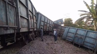 Punjab: 16 wagons of goods train derail in Ropar