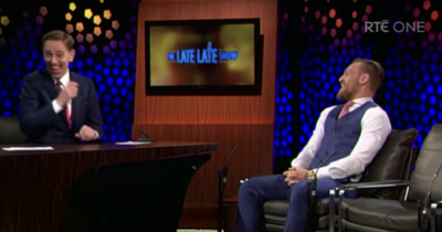 Conor McGregor has RTE's Ryan Tubridy in stitches with cheeky comment as he shares throwback clip