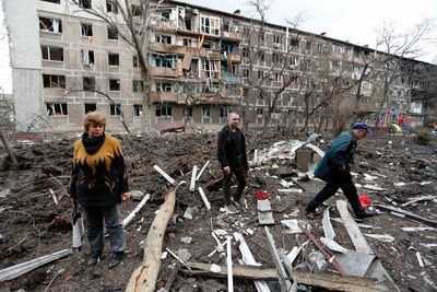 Ukraine news – live: Russia launches new assault on Donbas, says Zelensky, as 30% of infrastructure hit in war