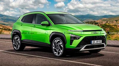 2023 Hyundai Kona Rendered Based On The Spy Photos