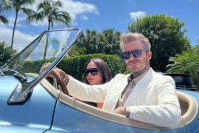 David Beckham jokes he should have kept $500k car as he celebrates Victoria’s birthday