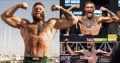 Conor McGregor fans stunned at "insane" body transformation as UFC icon shares photos from three different weights