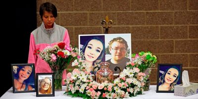 Utah man who made ex watch him kill her boyfriend before murdering her and throwing bodies down well is found guilty