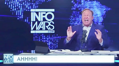 Alex Jones and Infowars’ anti-gay-frog empire files for bankruptcy