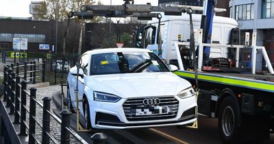 Audi towed away after Princes Parade parking fail