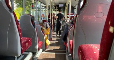 We took an Edinburgh bus journey to see if people were still wearing face masks